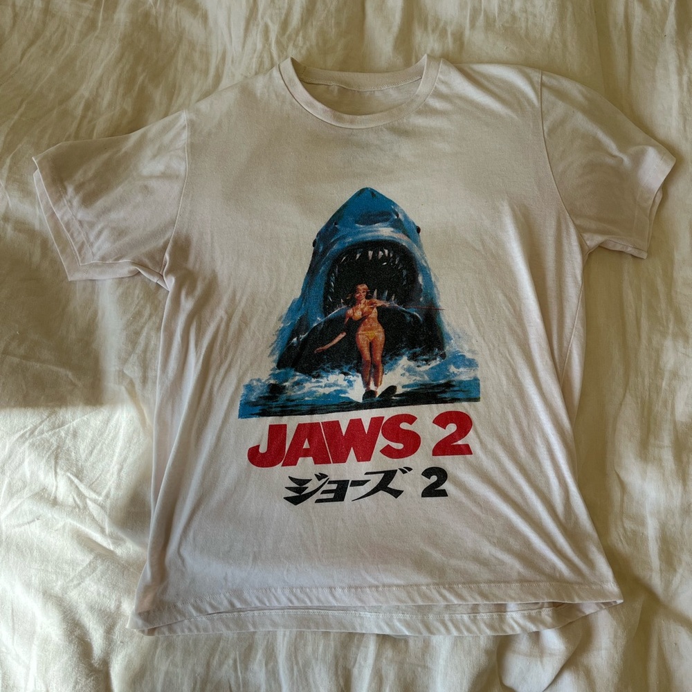 Jaws 2 Graphic T-Shirt - White